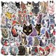 thumbnail image 2 of Set de pegatinas Tattoo Cat, 50 unidades, calcomanías de vinilo para portátil, etc., 2 of 2
