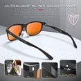 thumbnail image 4 of ATTCL Male Retro Driving Polarized Sunglasses for Men Al-mg Metal Frame Ultra Light, 4 of 6
