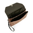 thumbnail image 3 of No Boundaries Leopard Double Gusset Clutch Detachable Wristlet Wallet, 3 of 4