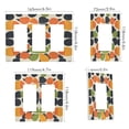 thumbnail image 2 of Yayeee Rocker Switch Wall Plate 1-Gang 4.6"x2.9" Home Decorative Outlet Cover, Black Clover Pattern, 2 of 6