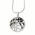 thumbnail image 1 of Sterling Silver & CZ Brilliant Embers Necklace 18 Inch, 1 of 3