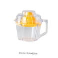 thumbnail image 4 of AURARMLET 1Pc Yellow Manual Juice Maker Plastic Fruit Squeezer for Home and Outdoor Use, 4 of 8