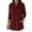 Wine, variant on Women's Knit Sweater, Cowl Neck Long Sleeve Pullover, Solid Color Loose Fit Top with Pocket, Casual Winter Sweaters for Women, Long Sleeve Cowl Neck Tops, Fall Winter Casual Top Blue S