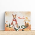thumbnail image 3 of Happy Thanksgiving Basenji with Turkey Pumpkins Autumn Vibes Horizontal Matte Canvas Poster African Barkless Dog Lover Wall Art Home Decor - 12018, 3 of 5