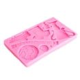 thumbnail image 3 of Cake Chocolate , Easy To Clean Reusable Food Grade Football Trophy Silicone Molds Pink  For Bakery, 3 of 8