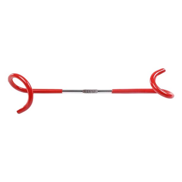 Gancho para linterna multiusos, ideal para aventuras y camping. naranja