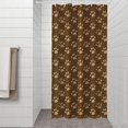 thumbnail image 2 of Paw Prints Shower Curtain 36"x72" ,Bathroom Decorative Shower Curtains Set with 12 Hooks,Modern Waterproof Washable Shower Curtain, 2 of 6