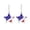 A, variant on STAOEDU 4th of July American Flag Earrings for Women Cardinal Drop Jewelry Gifts