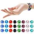 thumbnail image 1 of 40 Pcs Glow In The Dark Beads Firefly Glass Beads Small Glass Beads Tiny Beads For Crafts Jewelry Making, 1 of 8
