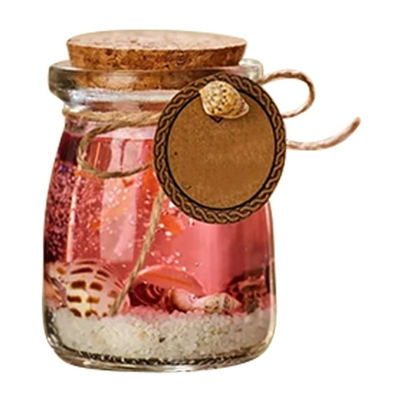 Sunxin Candles & Holders Ocean Theme Gel Candle Ocean Gel Wax Candle Ocean Theme Scented Candle Handmade Whelk Wax Gel Wax Decorative Prefect Gift for Meditation Stress, An Ocean-Themed Gel Candle