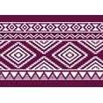 thumbnail image 2 of IBA Indianbeautifulart Pink Aztec Geometric Fabric Lace Dressmaking Velvet&nbsp;Trim&nbsp;Tape Printed Sewing Lace 9 Yards 3 Inches, 2 of 2