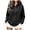 Black, variant on GEWSEY Women's Leopard Zip Up Hoodies Fall Y2K Graphic Hooded Sweatshirt Casual Oversized Warm Fleece Athletic Track Jacket Coat (Brown, XXL)