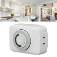 thumbnail image 1 of Outlet Timer, Indoor Timer Socket Intelligent Mechanical Cycle Timing 15min Increment Plug and Play  for Phone for Kitchen, 1 of 8