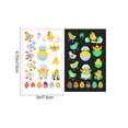 thumbnail image 3 of Wooowa Easter Glow In The Dark Temporary Tattoo Bunny Egg Pattern Waterproof Sweatproof Festive Party Sticker For All Ages, 3 of 6