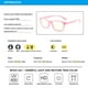thumbnail image 3 of Gafas de silicona suave para niños con protección UV y protección contra la luz, para ordenador, tableta, juegos y TV. Azul + amarillo, 3 of 9