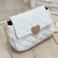 thumbnail image 2 of Bolso Bandolera Con Bordado Informal en Forma Corazón para Mujer (blanco) Blanco YF019, 2 of 6