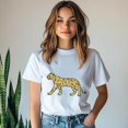 thumbnail image 6 of Gold Leopard Rhinestone Iron on Hotfix Animal Patterns Heat Transfer Decal Bling Rhinestone Decals Heat Transfer Patch Clothing Repair Applique for T-Shirt DIY Gold, 6 of 7