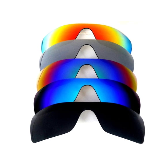 Galaxylense replacement lenses for Oakley Batwolf 5 colors, 5 Pairs