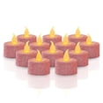 thumbnail image 2 of Velas LED Furora Lighting Rosa con Purpurina para Decoración del Hogar, 2 of 9