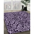 thumbnail image 2 of Ahgly Company Indoor Rectangle Patterned Bright Lilac Purple Area Rugs, 5' x 8', 2 of 6
