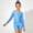 Blue, variant on Toddler Girl Outfits Tight Gymnastics Sport Crew Neck Long Sleeve Top with Pants Baby Clothes Girl Blue 5-6 Years