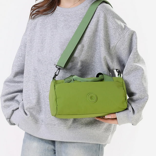 Nylon Multi Layer Crossbody Bag, Adjustable Shoulder Strap, 8-inch Capacity, Water-resistant Design, for Daily Use, Commuting, Travel, Lightweight Fabric, Urban Style, Fashion Accessory, Ihhxbz