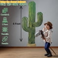 thumbnail image 5 of Fun Express 6-Foot Jointed Cactus Wall Decor - Vibrant VBS Vacation Bible School Decoration for Classrooms Events and Parties - Easy to Hang Colorful Design - Perfect Seasonal Celebrations - 6 Pieces, 5 of 6