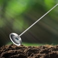 thumbnail image 1 of Termómetro de suelo para compost, herramienta de jardinería de acero inoxidable, versátil, para probar el suelo del césped y la agricultura al aire, 1 of 8