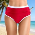thumbnail image 2 of Athletic Shorts for Women High Cut Triangle Seam Enhanced Workout Clothes for Women,Red,XL, 2 of 8