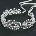 thumbnail image 4 of Nvzi Horquillas para el pelo de boda con flores para novias, peinetas con perlas de cristal, pinzas para el pelo, tocado, accesorios para el pelo de boda dorados, joyas - doradas, 4 of 4