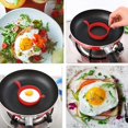 thumbnail image 3 of 4 Pack Silicone Egg Mold Rings Egg Rings 3.1 Inch Non Stick Egg Molds, 3 of 5