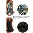 thumbnail image 6 of Womens Summer Dresses Sleeveless Button Down Casual Swing Mini Dress, 6 of 7