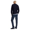 thumbnail image 3 of Jersey Tommy Hilfiger liso con cuello redondo para hombre, azul marino, talla M, 3 of 4