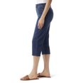 thumbnail image 2 of Gloria Vanderbilt Swan Series Women's and Women's Plus Amanda 5 Pocket Capri, 21" Inseam, Sizes 6-18, 2 of 5