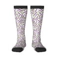 thumbnail image 1 of Balery Lavender Flowers Calcetines novedosos Calcetines deportivos Calcetines hasta la rodilla Calcetines de algodón Calcetines originales y geniales, 1 of 6