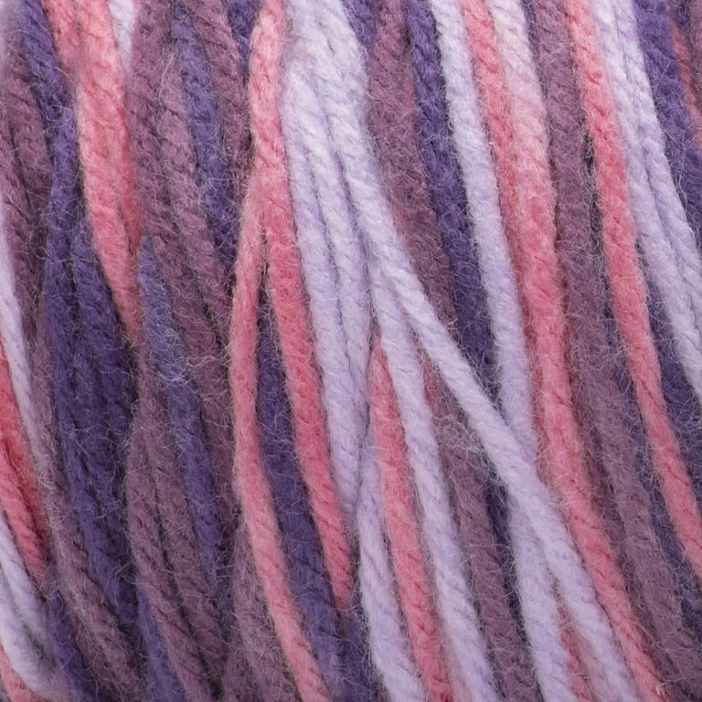 Mainstays Acrylic Yarn, 5 oz ~ 1 Skein (Mixed Pink And Purples