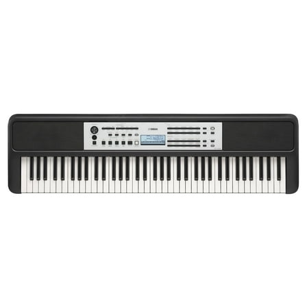 Yamaha YPT-W320 76 Touch Sensitive Key Portable Keyboard for Beginners with Music Rest, Power Adapter