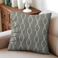 thumbnail image 2 of Revamp Your Sofa with 16x16 Inch Boho Grey Flower Decorative Cushion Covers - Set of 2, 2 of 7