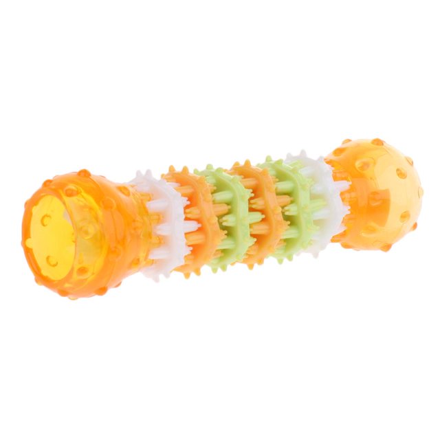 Durable Dog Interactive Stick Dog Toys Goma Stick Dog Limpieza Masticar Juguetes Amarillo S Gloria Juguete para masticar dientes