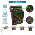 thumbnail image 6 of Spring Flowers Table Runner 108 Inches, Purple Boho Farmhouse Botanical Florals Bed Runner Dresser Scarves Tabletop for Indoor Outdoor Parties/Ceremony/Banquet, 13"x 108", 6 of 8