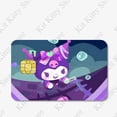 thumbnail image 5 of Sanrios Anime tarjeta pegatina cubierta Kuromi Hello Kittys película de dibujos animados funda de piel para tarjeta de débito de crédito pegatinas impermeables Diy calcomanía, 5 of 5
