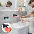 thumbnail image 4 of z 2 Pieces Magnetic Soap Holder, Wall Mounted Soap Holder for Bathroom, Black, 4 of 4