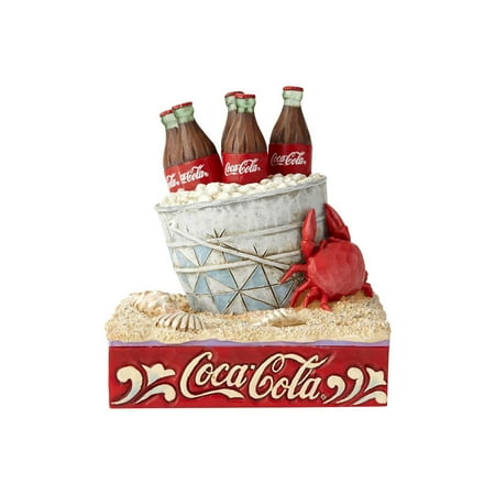 Jim Shore Spring - Jim Shore Coca-Cola 6000996 Coke Ice Bucket On Beach 2018