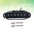thumbnail image 3 of Tineasur Electric Guitar Single Coil Pickup Black Guitar Accessories Easy to Install, 3 of 6
