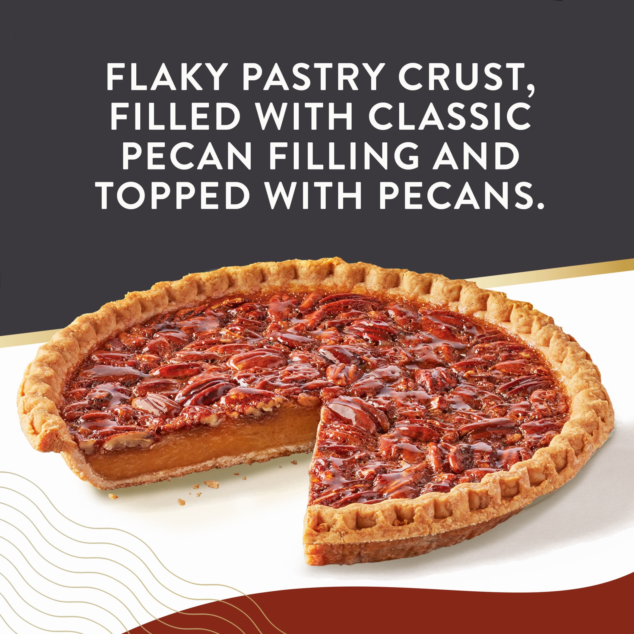 Edwards Frozen Georgia Style Pecan Dessert Pie, 32.0 oz