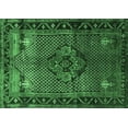 thumbnail image 1 of Ahgly Company Indoor Rectangle Persian Emerald Green Traditional Area Rugs, 8' x 10', 1 of 4