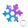 thumbnail image 2 of Pocketable Wrench 18 In 1 Snowflake Multitool,Stainless Steel Hand Tools-Snow Wrench, 2 of 7