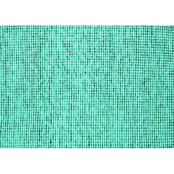Ahgly Company Machine Washable Indoor Rectangle Abstract Turquoise Blue Contemporary Area Rugs, 8' x 12'