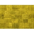 thumbnail image 1 of Ahgly Company Machine Washable Indoor Rectangle Persian Yellow Traditional Area Rugs, 4' x 6', 1 of 4