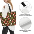 thumbnail image 3 of Pofeuu red green coffee cup Print Reusable Grocery Bags - Washable, Foldable, Packable Tote, Large Handles, Heavy Duty, Zippered Top Pouch, 3 of 8